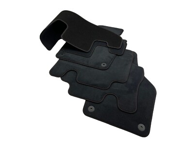 OEM VW Fussmatten Velours schwarz Sharan 7N Seat Alhambra 6 Sitzer Stoff Teppich
