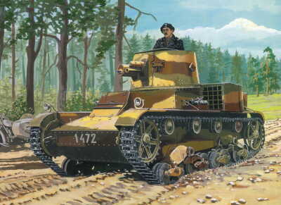 MIRAGE 35304 1:35 Light Tank VICKERS E Mk B 