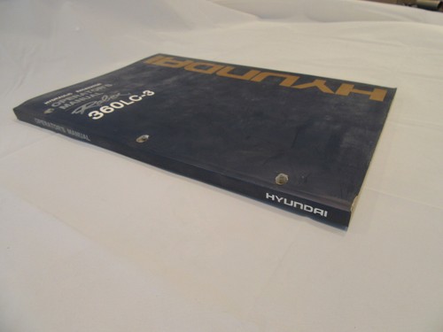 Hyundai Robex 360LC-3 360-3 Excavator OPERATOR MANUAL 91EH-30050 1996 - Picture 7 of 8