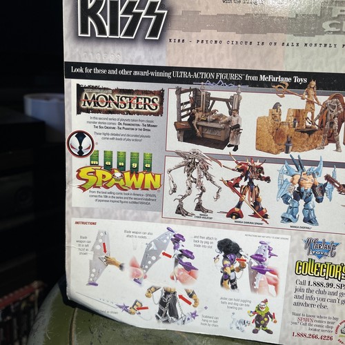 1998 McFARLANE TOYS KISS PSYCHO CIRCUS ULTRA ACTION FIGURES PAUL STANLEY~JESTER - Picture 11 of 12