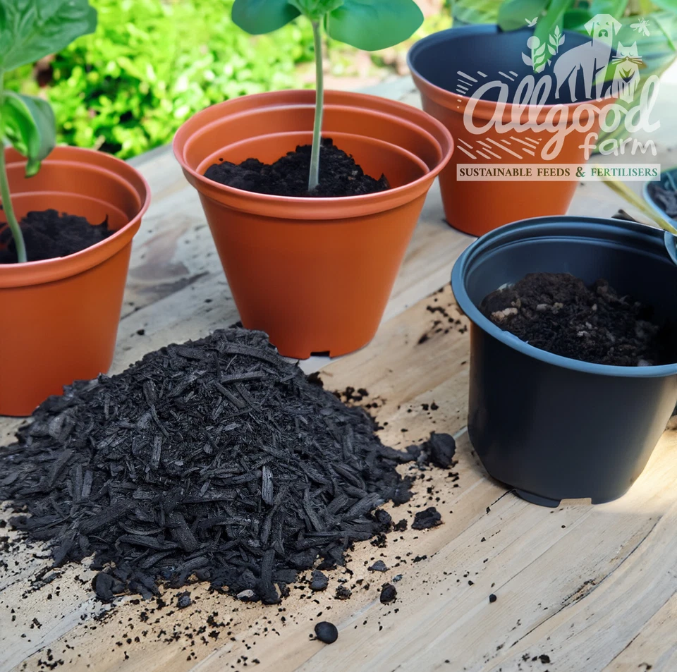 Raw Biochar | 60L 120L 180L 240L | Charcoal | Premium Soil Amendment - Image 4 of 4