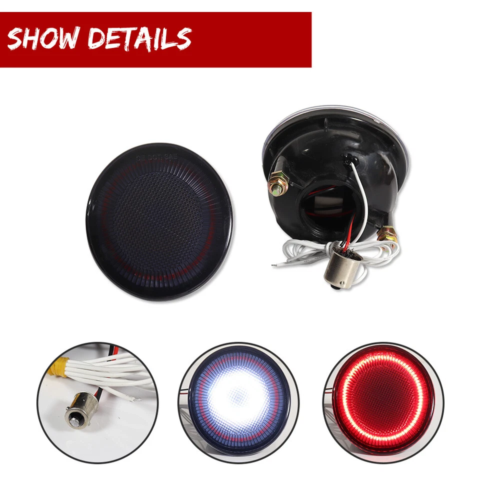Luz de retroceso LED de humo izquierda+derecha para Volkswagen Beetle 1998-2005 98-05 Foto 4 de 4