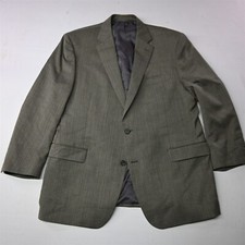 Lauren Ralph Lauren 48L Brown Houndstooth Wool Mens Blazer Sport Coat Jacket