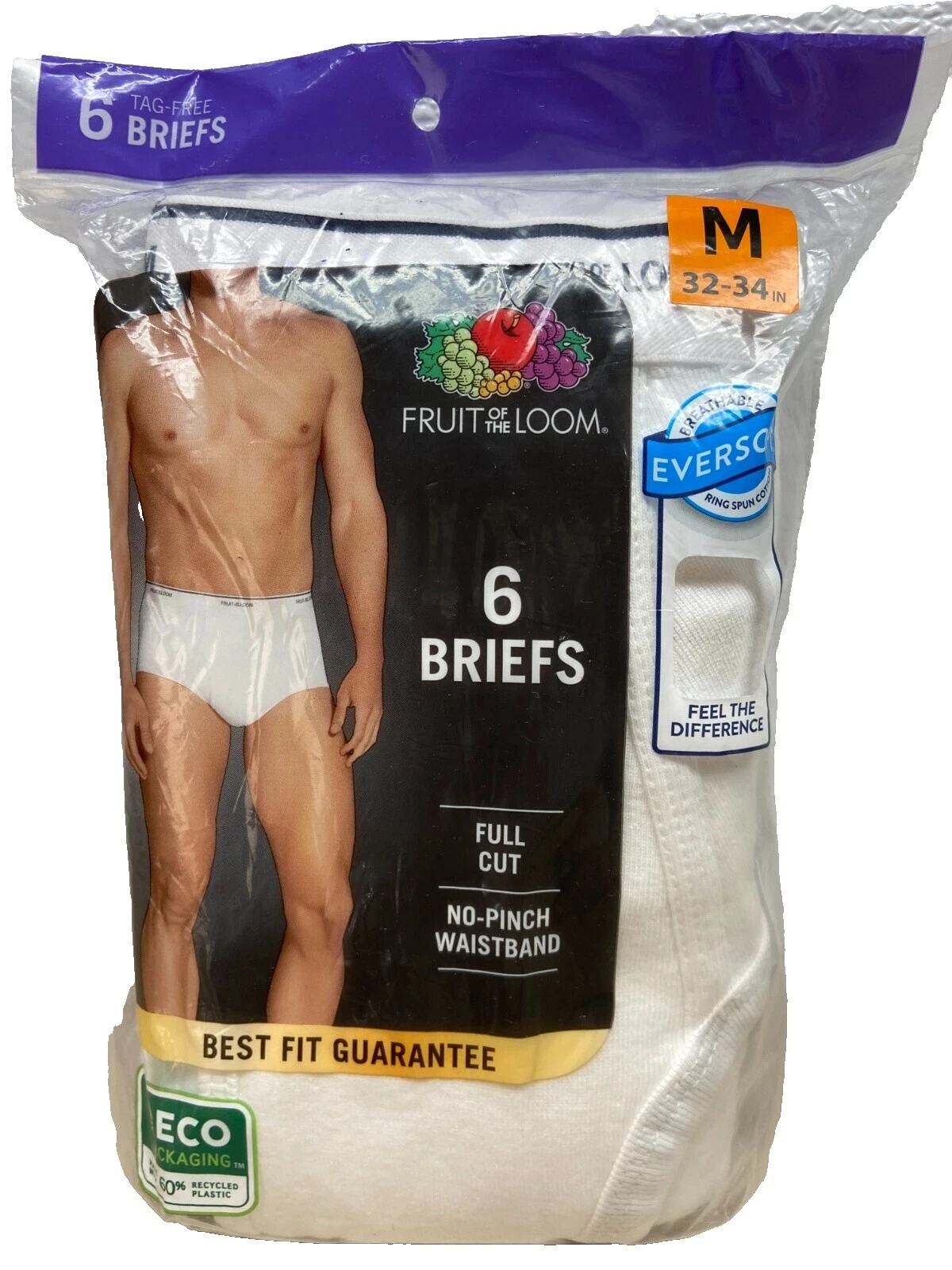 Cotton White Briefs for Men