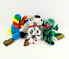 1997 Meanies Bean Bag Plush Set Vintage NEW W/ Tags Series 1 Boris Frido Hurley