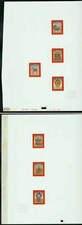 Bhutan 1986 Precious Attributes Buddhism PROOF SHEETS