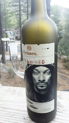 SALE ! $4.00 OFF ! Snoop Bong 19 Crimes Liquor Bottle Bubbler Bong! 