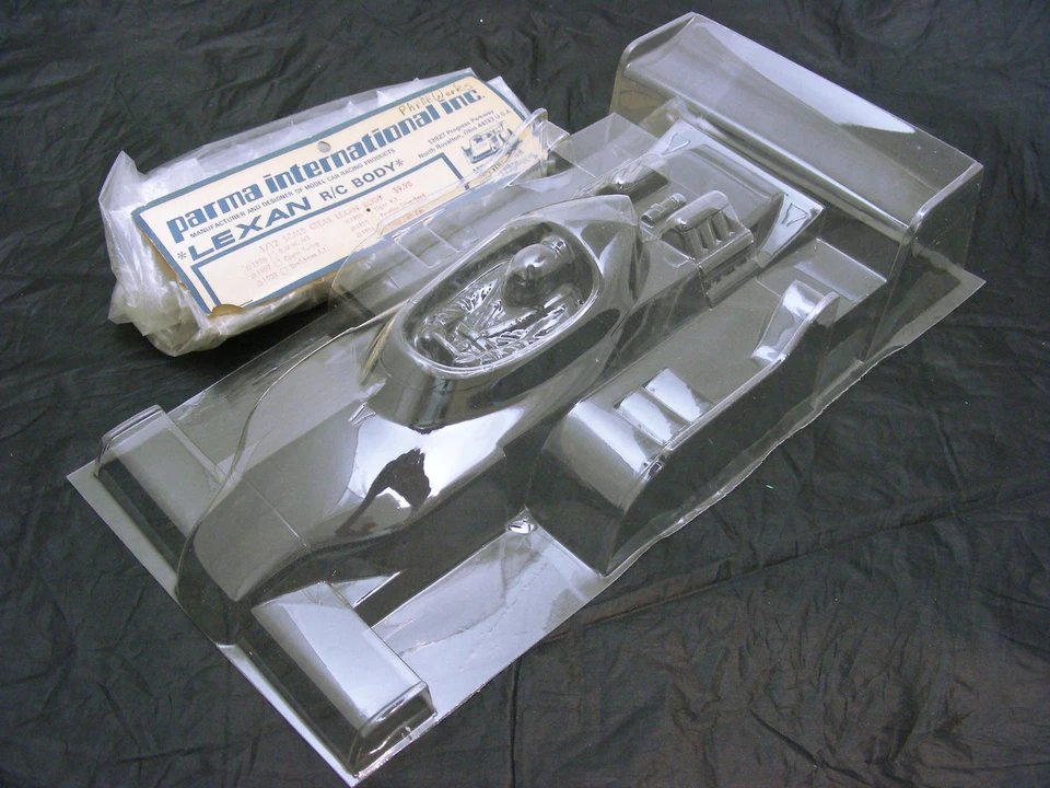 Vintage 1979 PARMA Team Associated RC12E RC12I RC12L 1/12 LIGER LIGIER F1 Body ! - Image 2 of 4