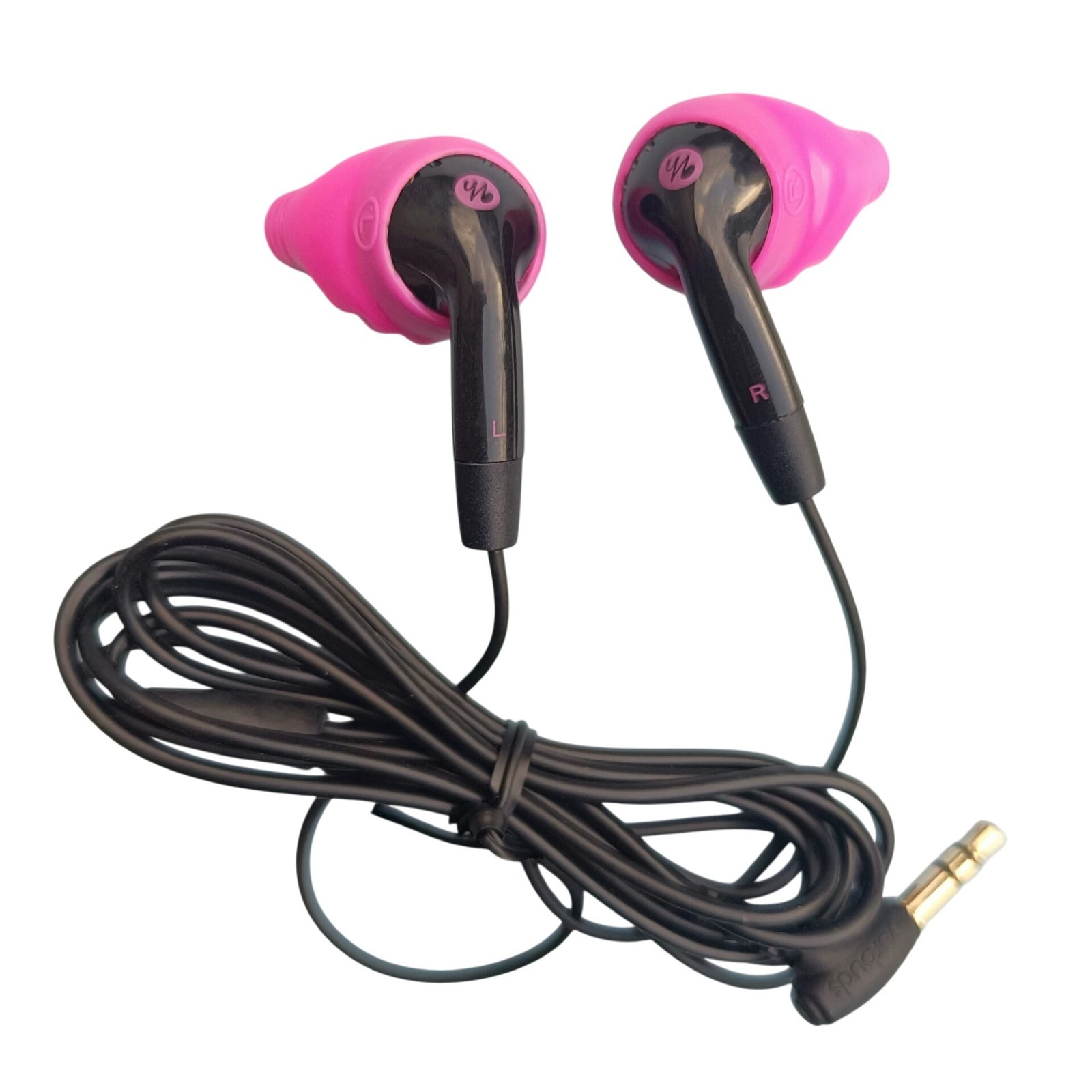 Yurbuds Inspire Sports Earphones Black/Pink 3.5mm Wired Earb