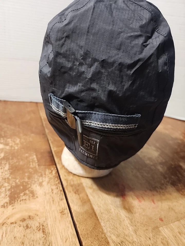 Sombrero Rei Elements E1 Negro Vellón Aislado Clima Frío Invierno Orejeras L/XL  Foto 4 de 4