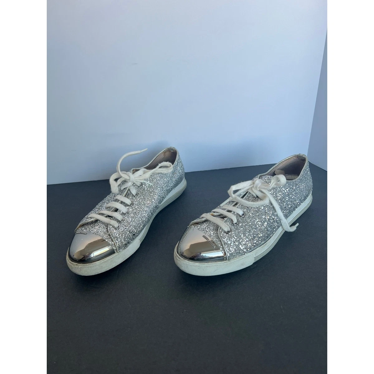 Miu Miu Silver Athletic Shoes for Women for sale | eBay
