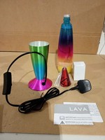 Global Gizmos Rainbow Lava Lamp 16 40cm Tall Colourful Mood Lighting New
