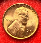 1941-P Lincoln Wheat Cent Penny GEM RED BU From an Original Bank Roll