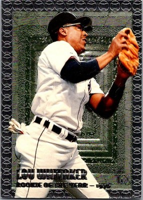 Lou Whitaker 1995 Topps Embossed #97 Detroit Tigers