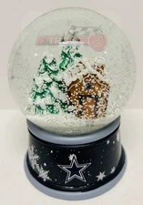 Dallas Cowboys FOCO NFL Gingerbread House Snow Globe