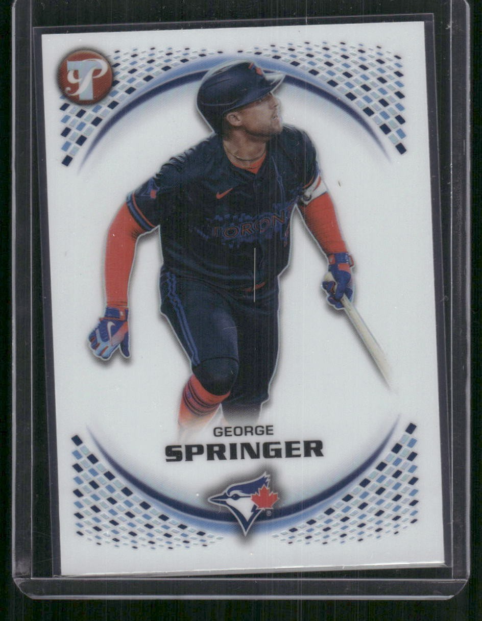 George Springer - 2026 Topps Pristine Refractor #154 (Toronto Blue Jays)
