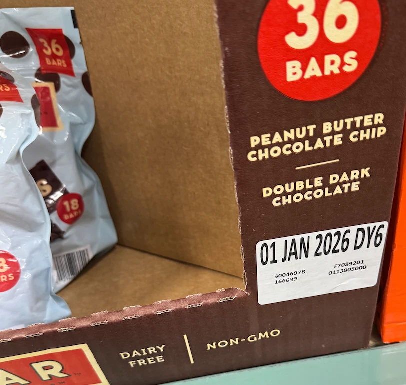 Mini Barras Larabar, Chispas de Chocolate con Mantequilla de Maní y Doble Chocolate Oscuro 36ct Foto 4 de 4