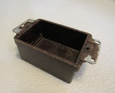 Standard Single Gang Electrical Gang Box Brown Class 2 Use