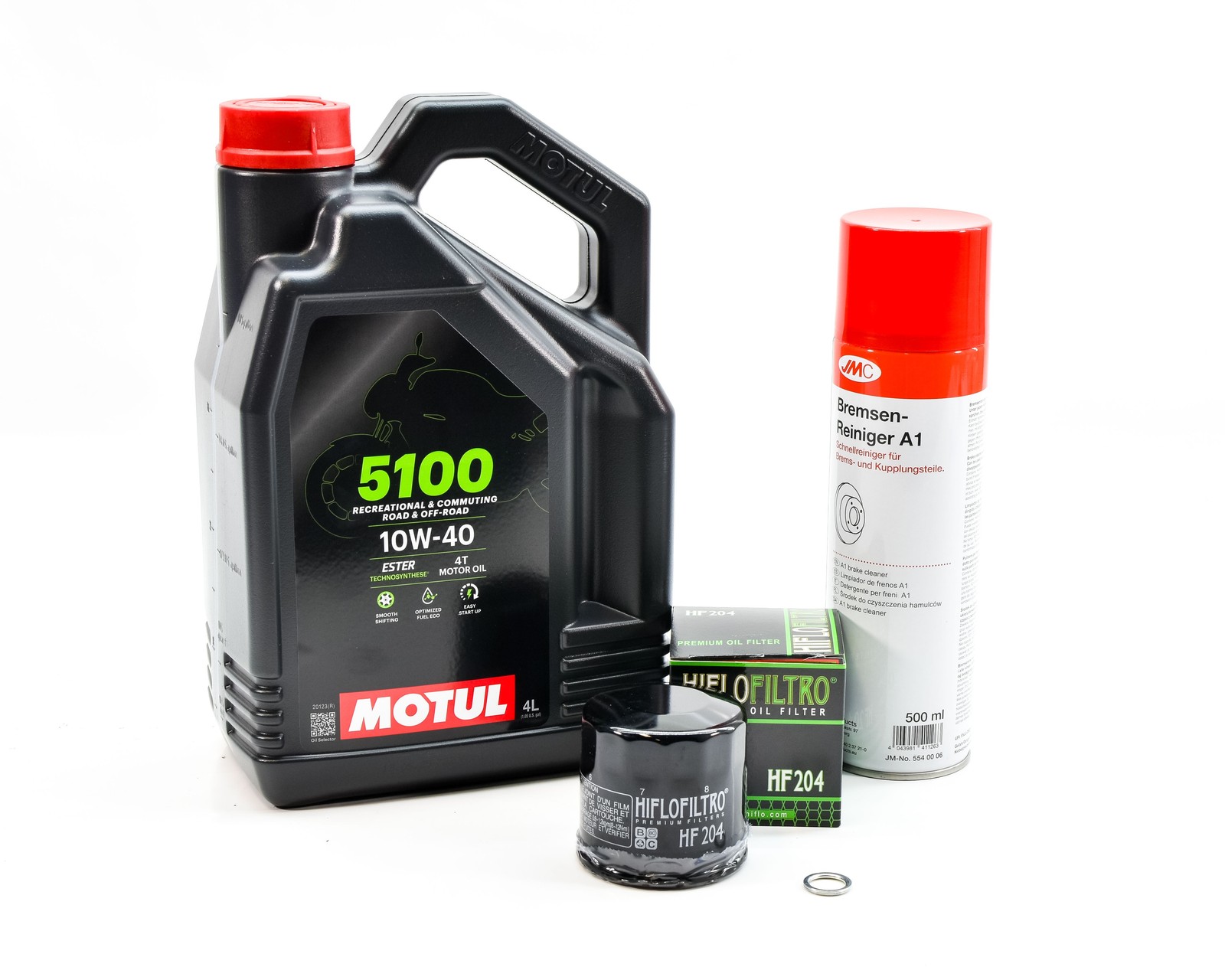 Kit vidange Motul 5100 pour préparer la révision de votre Yamaha FZ6 S2