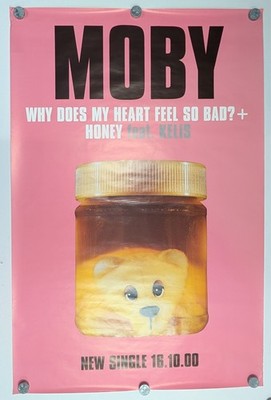 Vintage Moby Why Does My Heart Feel So Bad + Honey Giant Subway Poster 60 x 40