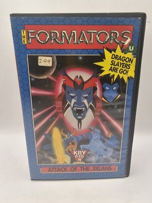 THE FORMATORS ATTACK OF THE XELANS VHS - KRYPTON FORCE BIG BOX EX RENTAL PAL