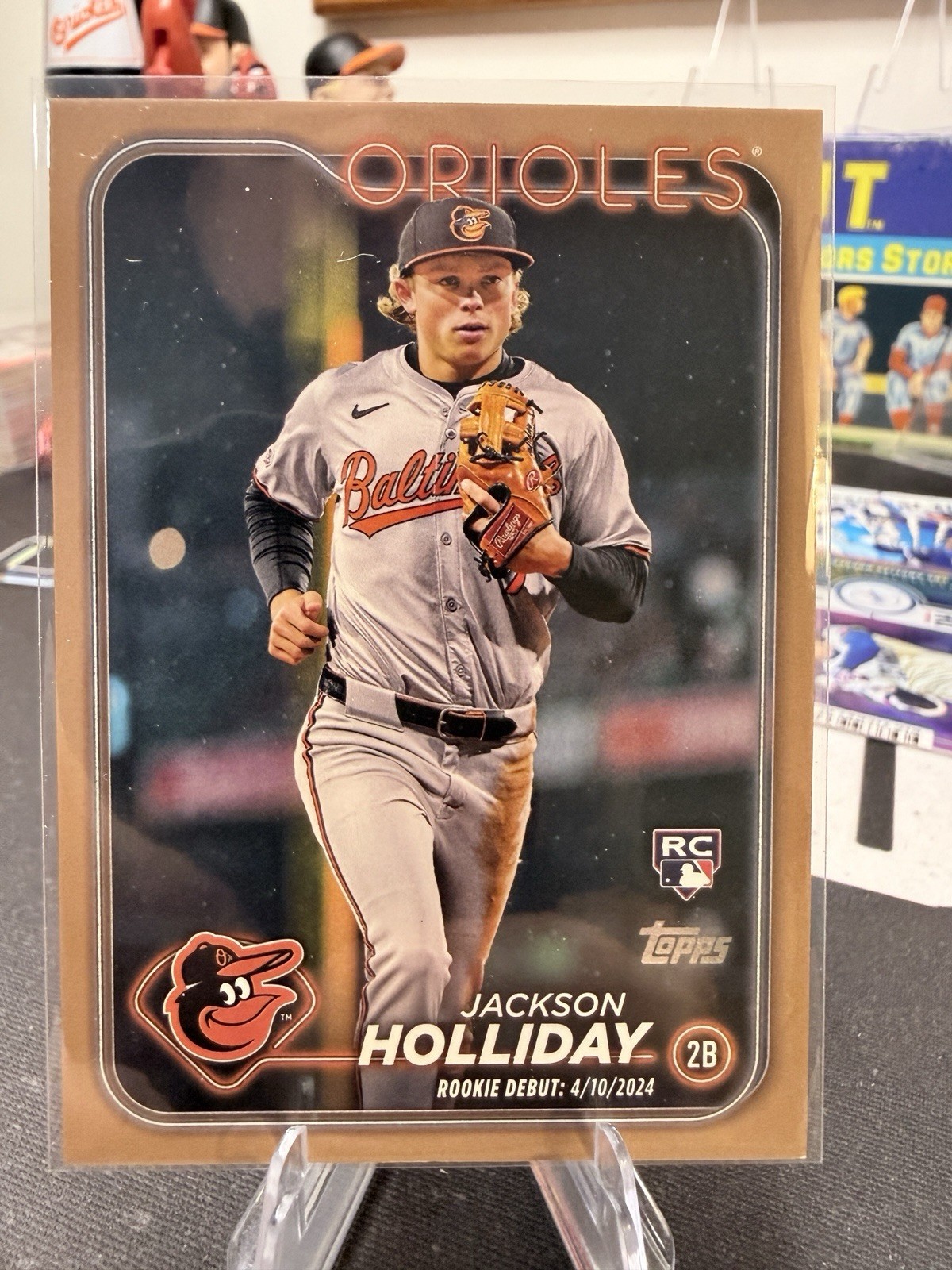 2024 Topps Update Series Rookie Debut Jackson Holliday #US97 Gold /2024 Orioles