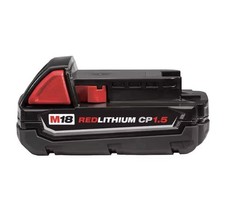NEW Open Box - Milwaukee M18 18-Volt Lithium-Ion Compact Battery Pack 1.5A