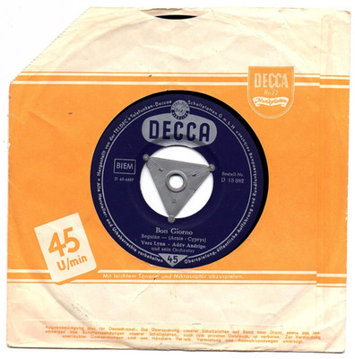 Vera Lynn - Bon Giorno / Sweetheart, My Darling My Dear / Single von 1958
