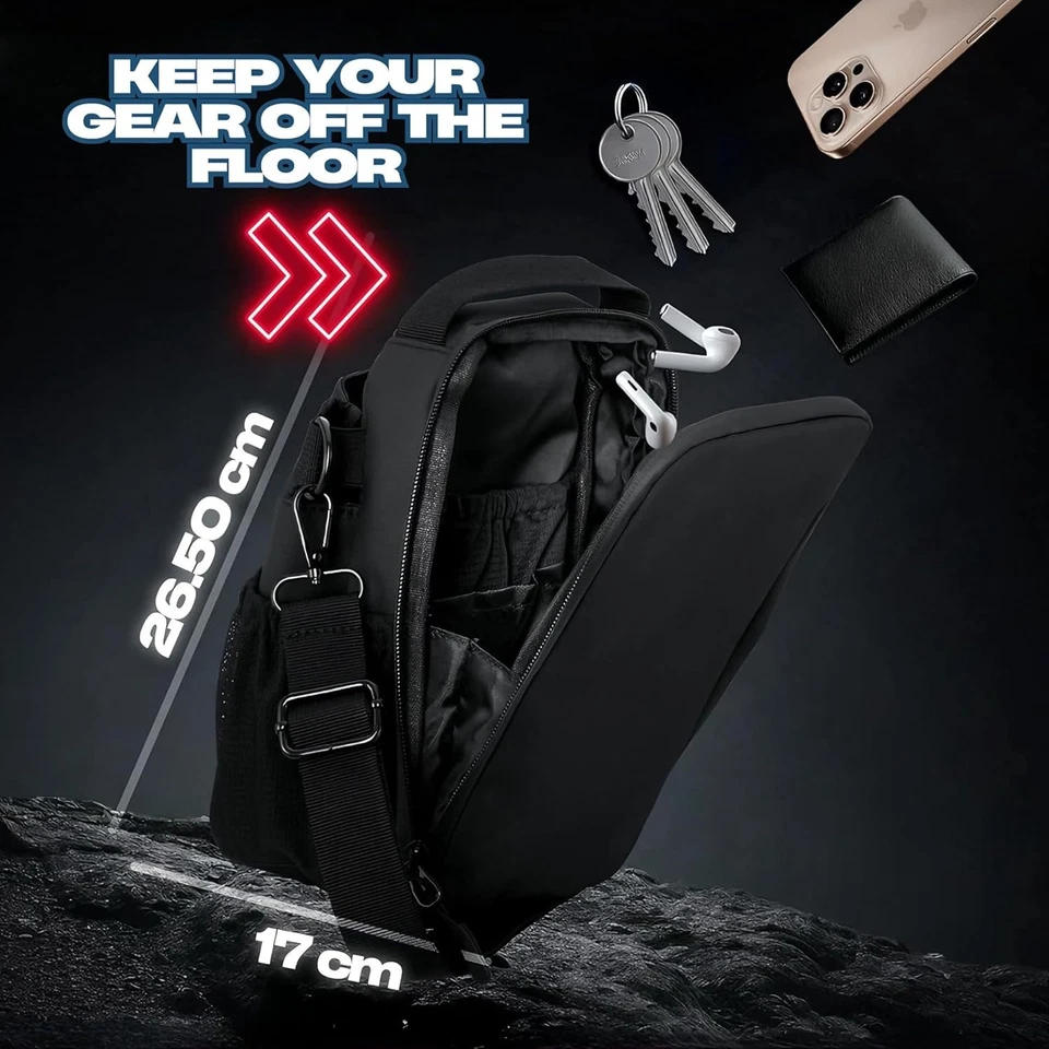 Bolsa de Gimnasio Magnética, Bolsa de Gimnasio para Hombre y Mujer, Bolsa de Fitness Magnética, Bolsa de Fitness Foto 3 de 4