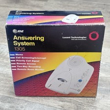 AT T Micro Cassette Answering System Model 1305 New Open Box Old Stock