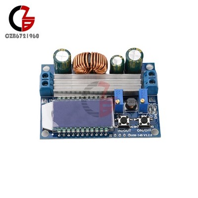 LCD DC 5.5-30V to 0.5-30V 35W Buck Boost Power Supply Step Up Down CC CV Module