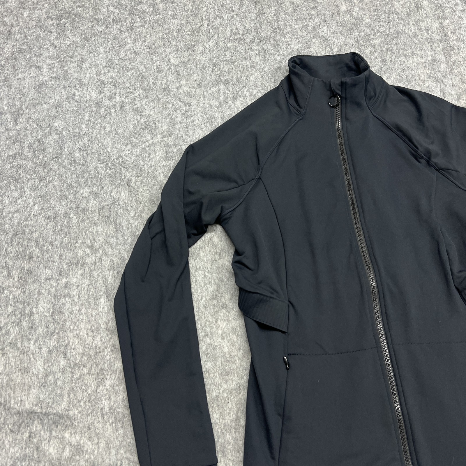 Fabletics Jacket Womens Small Black Trinity Long … - image 3