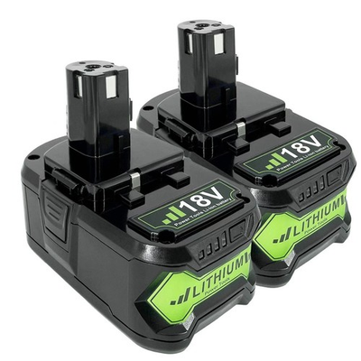 #ad Lot of 2 For RYOBI 18V 8.0Ah P108 High Capacity Battery 18Volt Lithium Ion NEW $38.99