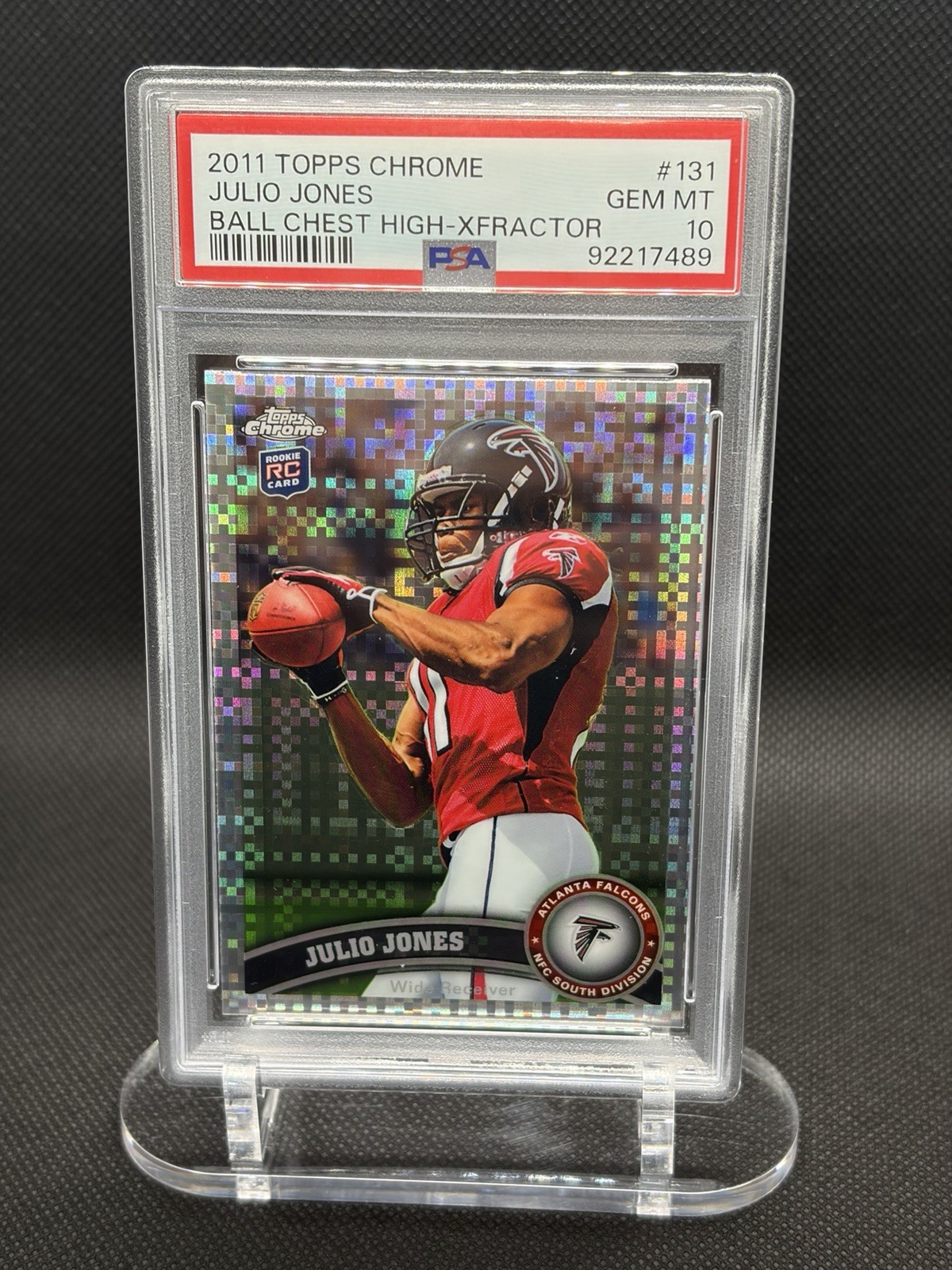 Julio Jones Topps Chrome #131 Xfractor