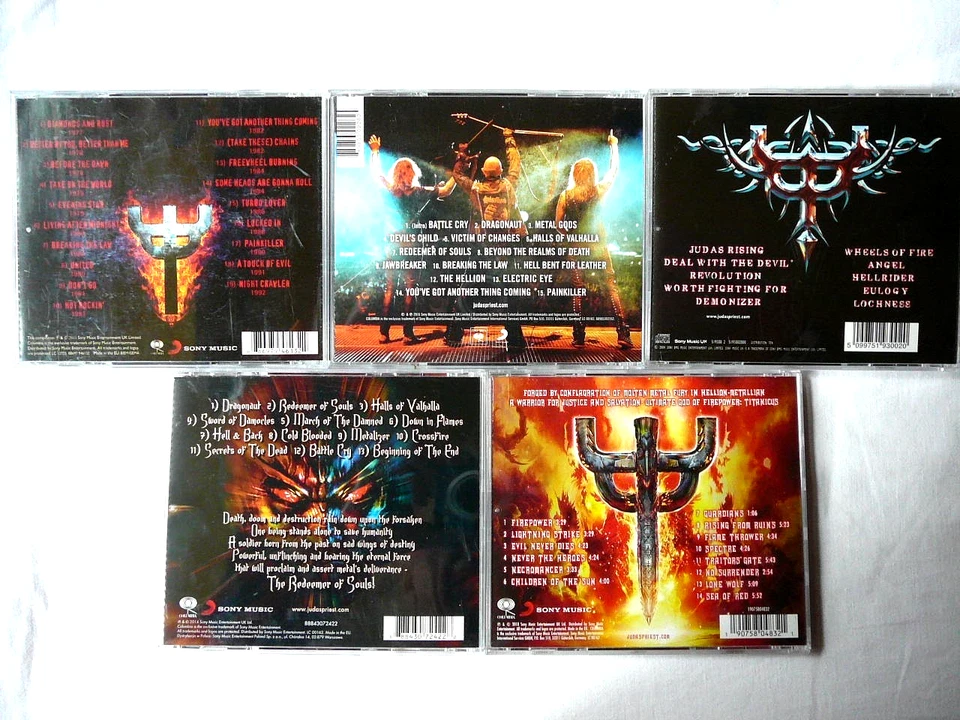 JUDAS PRIEST-5 CD Sammlung-Firepower, Redeemer, Battle Cry u.a. - Bild 3 von 4