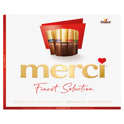 4014400901191 merci Finest Selection Kolekcja czekoladek 250 g (20 sztuk) STORCK