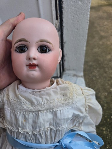 PUPPE RABERY DELPHIEU PORZELLAN 1. EPOCHE GESCHLOSSENER MUND NO2 DOLL BISQUE SIZE - Bild 8 von 20