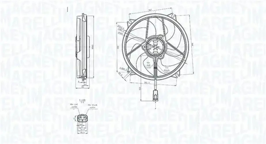 FAN ENGINE COOLING 069422839010 FOR PEUGEOT 307/SW/Van/Break/CC CITROËN 1.4L - Image 7