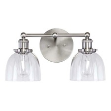 Home Decorators Evelyn 2 Light Vanity Light Brushed Nickel 1004 693 642