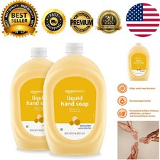 Luxury Liquid Hand Soap Refill - Milk & Honey Scent, Triclosan-Free, 100oz 0.19 per fl oz