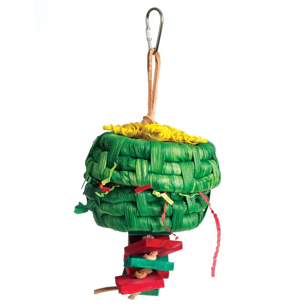 Festive Maize Muncher Chewable Foraging Parrot Toy