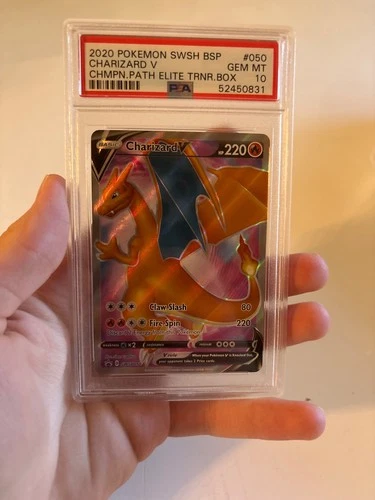 PSA 10 Charizard V promo from champions path!