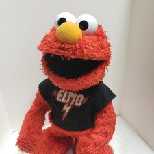 Sesame Street Lets Rock Elmo Talks Sings Dances Interactive 15" Hasbro Kids Toy
