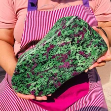 7.23LB Natural zoisite specimen ore quartz crystal mineral healing decor