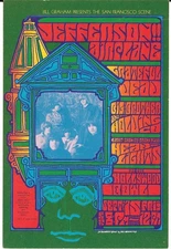 Grateful Dead Jefferson Airplane Janis Joplin  Fillmore  Concert Handbill 1967