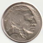 1937 US Indian Head Buffalo Nickel FULL DATE Rare 89 Year Old Collection Coin