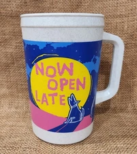 Vintage TACO BELL 1994 Open Late Cup Mug 90s Very Clean 36 oz Fast Food Pepsi