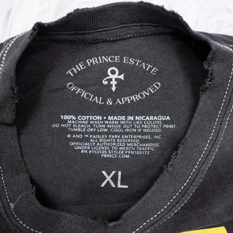 NWOT Prince Purple Rain Unisex Licensed Band T Shirt Merch Crew Neck Tee XL - Image 3 of 4