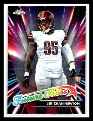 2024 Topps Chrome - Future Stars Jer'zhan Newton #FS-16 (RC) - Commanders 