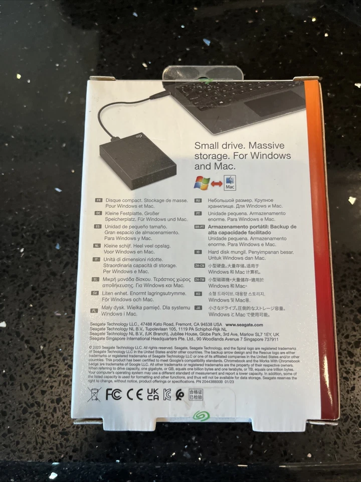 *NEW*Seagate One Touch STHP4000400 4TB 2.5" USB 3.0 Portable External Hard Drive - Image 2 of 2